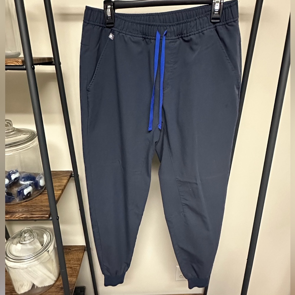 Men's Blue Jogger scrub pants